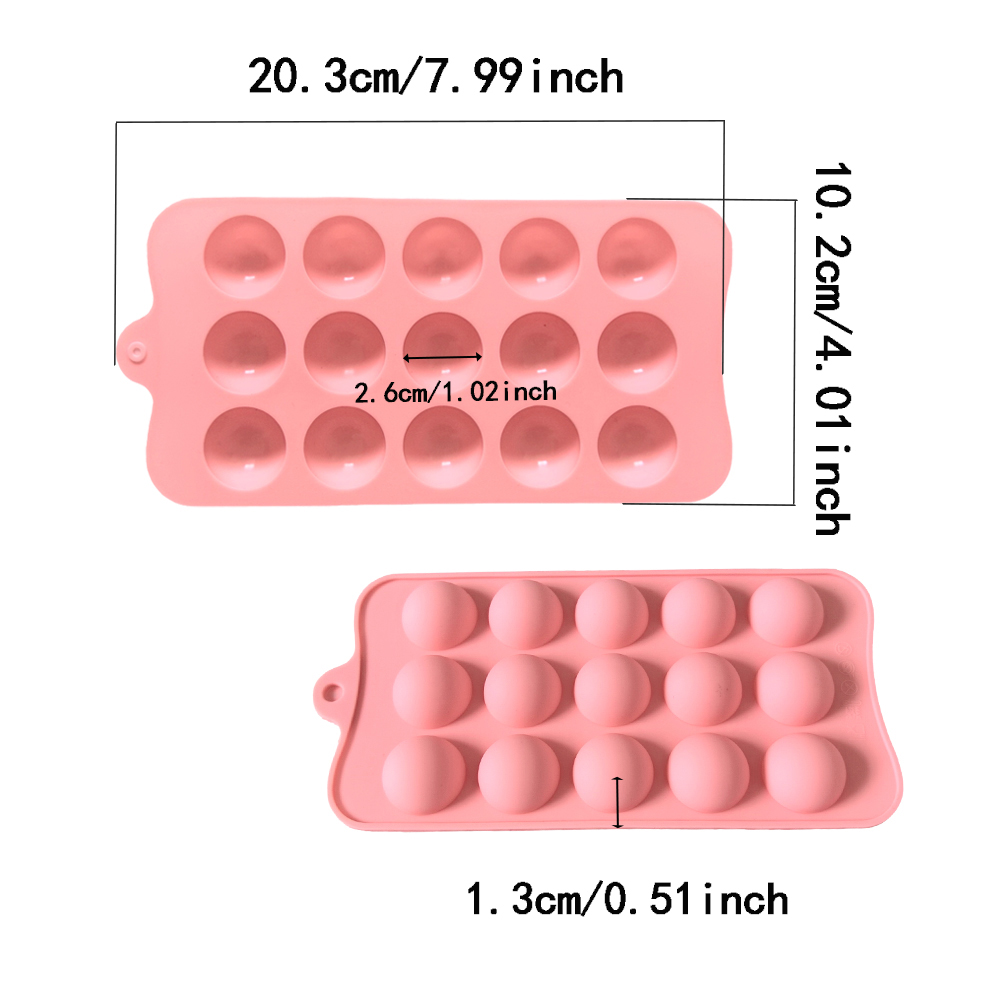แม่พิมพ์ซิลิโคนช็อคโกแลตครึ่งว - Kitchen Baking Products บทวิจารณ์และราคา