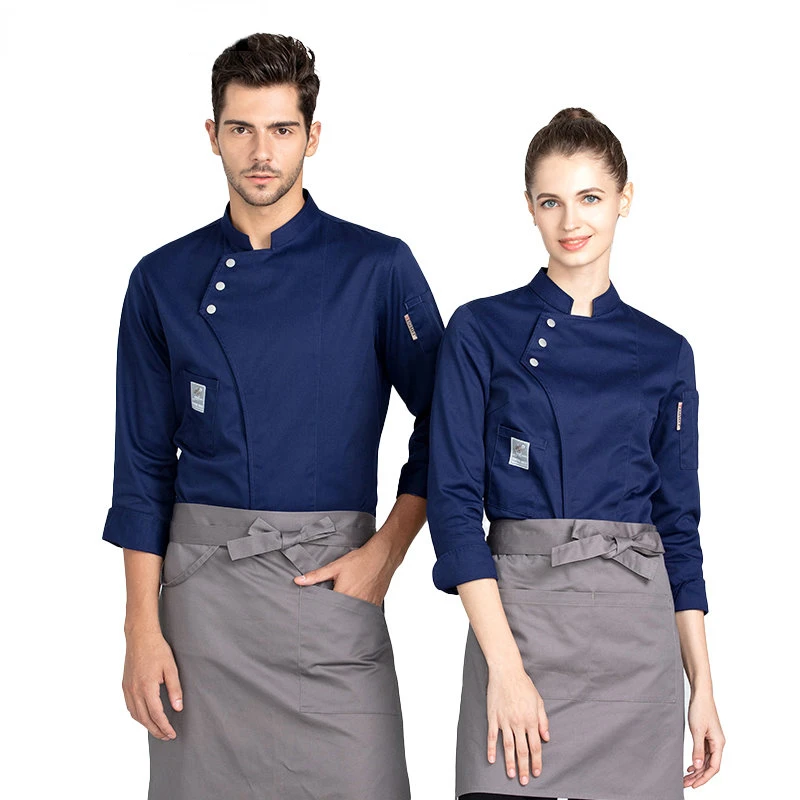 เสื้อเชฟแขนยาว ชุดยูนิฟอร์มร้า - Kitchen Set Bakery บทวิจารณ์และราคา