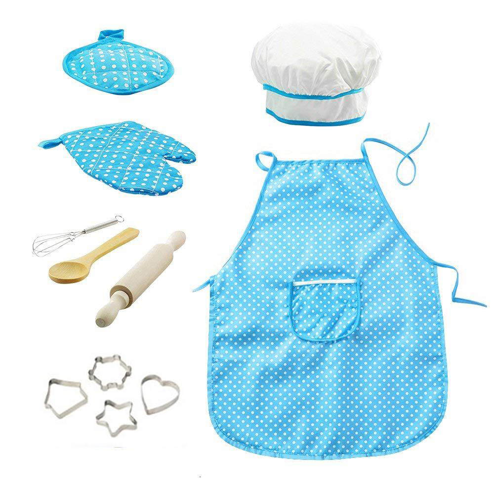ชุดผ้ากันเปื้อนสำหรับเด็ก11ชิ้ - Baking Kitchen Set Up บทวิจารณ์และราคา