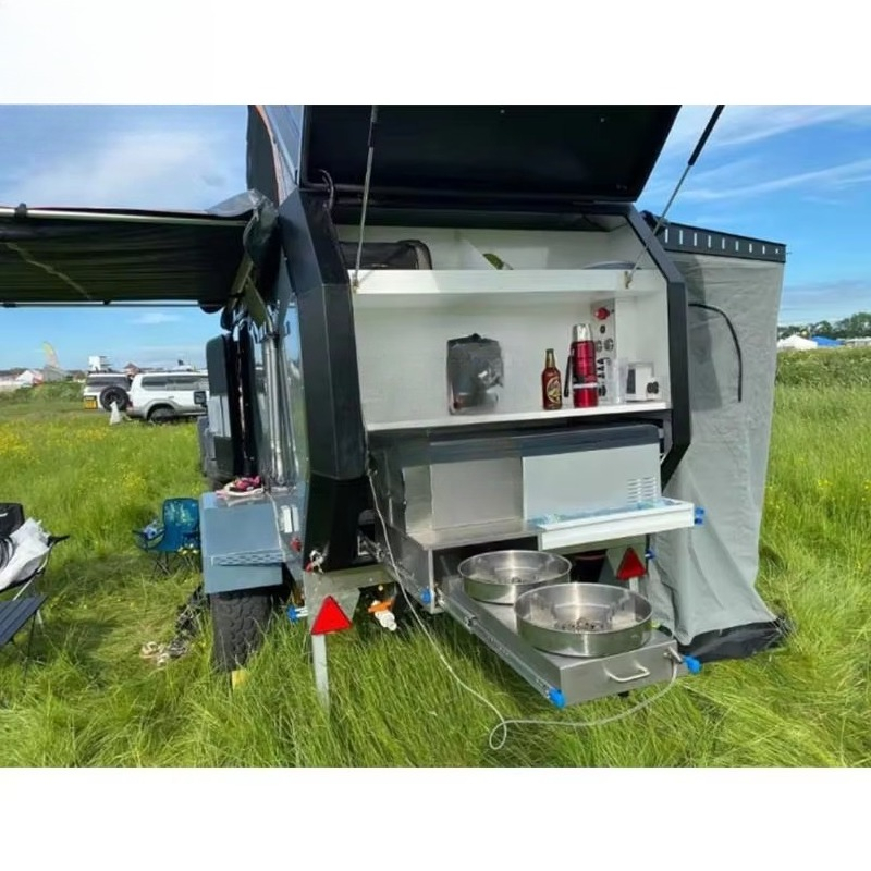 รถพ่วงแคมป์ปิ้ง Otr 4X4 น้ำหนั - Kitchen Up บทวิจารณ์และราคา