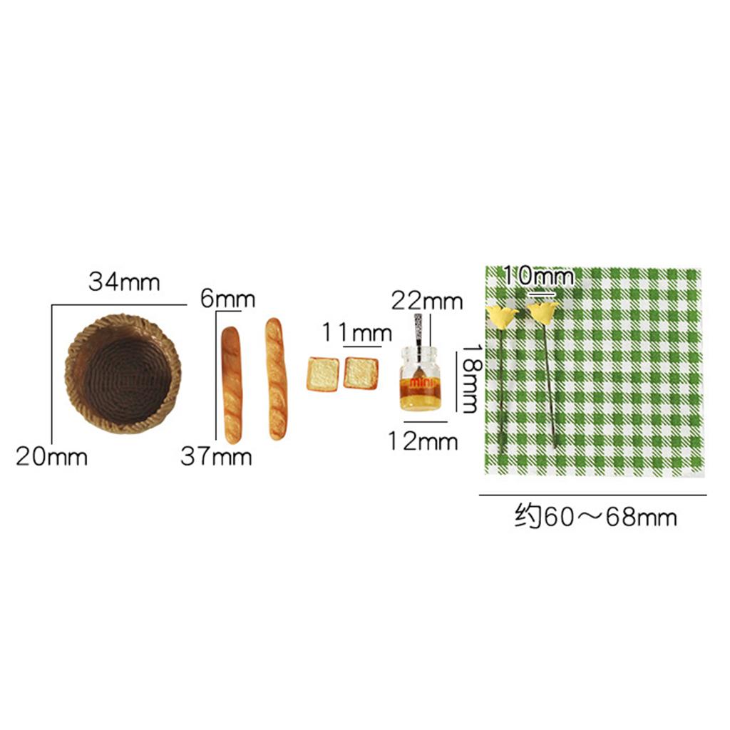 ชุดตะกร้าขนมปังขนาด 1/12 สำหรั - Kitchen Set Bakery บทวิจารณ์และราคา