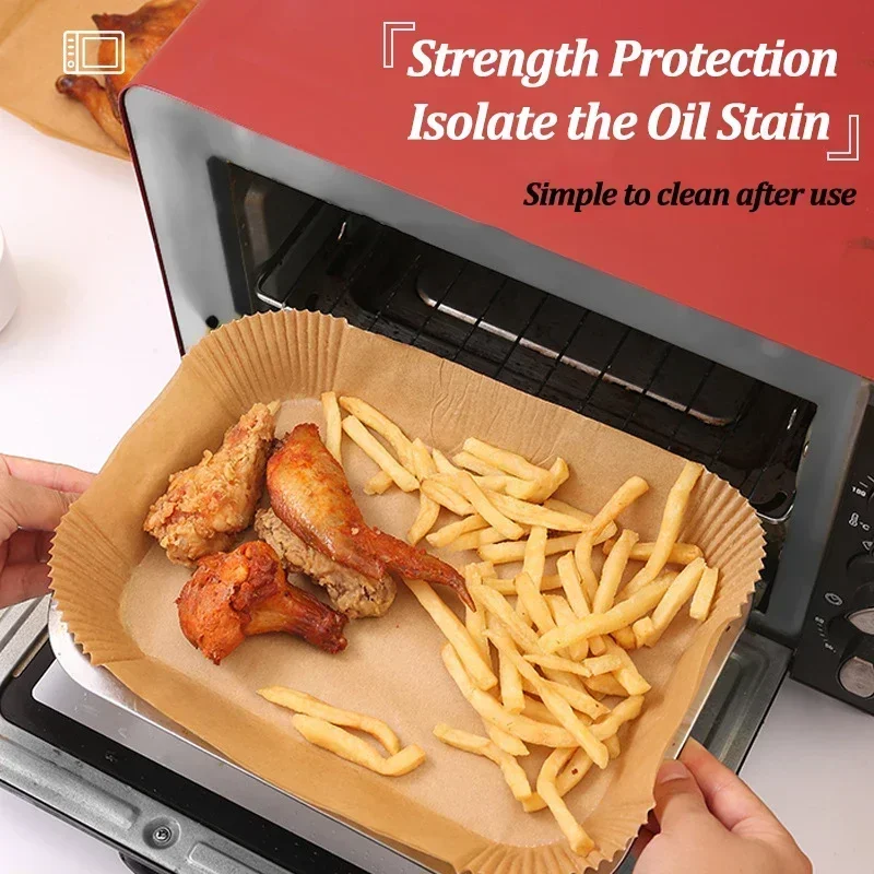 Disposable Air Fryer กระดาษ No - Kitchen Baking Sheets บทวิจารณ์และราคา