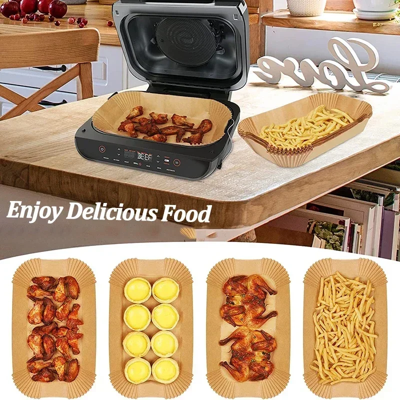 กระดาษรองอบสำหรับหม้อทอดไร้น้ำ - Kitchen Baking Sheets บทวิจารณ์และราคา
