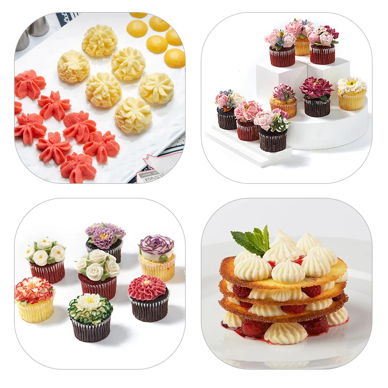 ชุดถุงบีบครีมและหัวบีบสแตนเลส  - Kitchen Set Bakery บทวิจารณ์และราคา