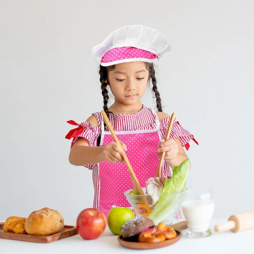 ชุดแต่งกายเชฟ หมวกเชฟ ชุดผ้ากั - Baking Kitchen Set Up บทวิจารณ์และราคา