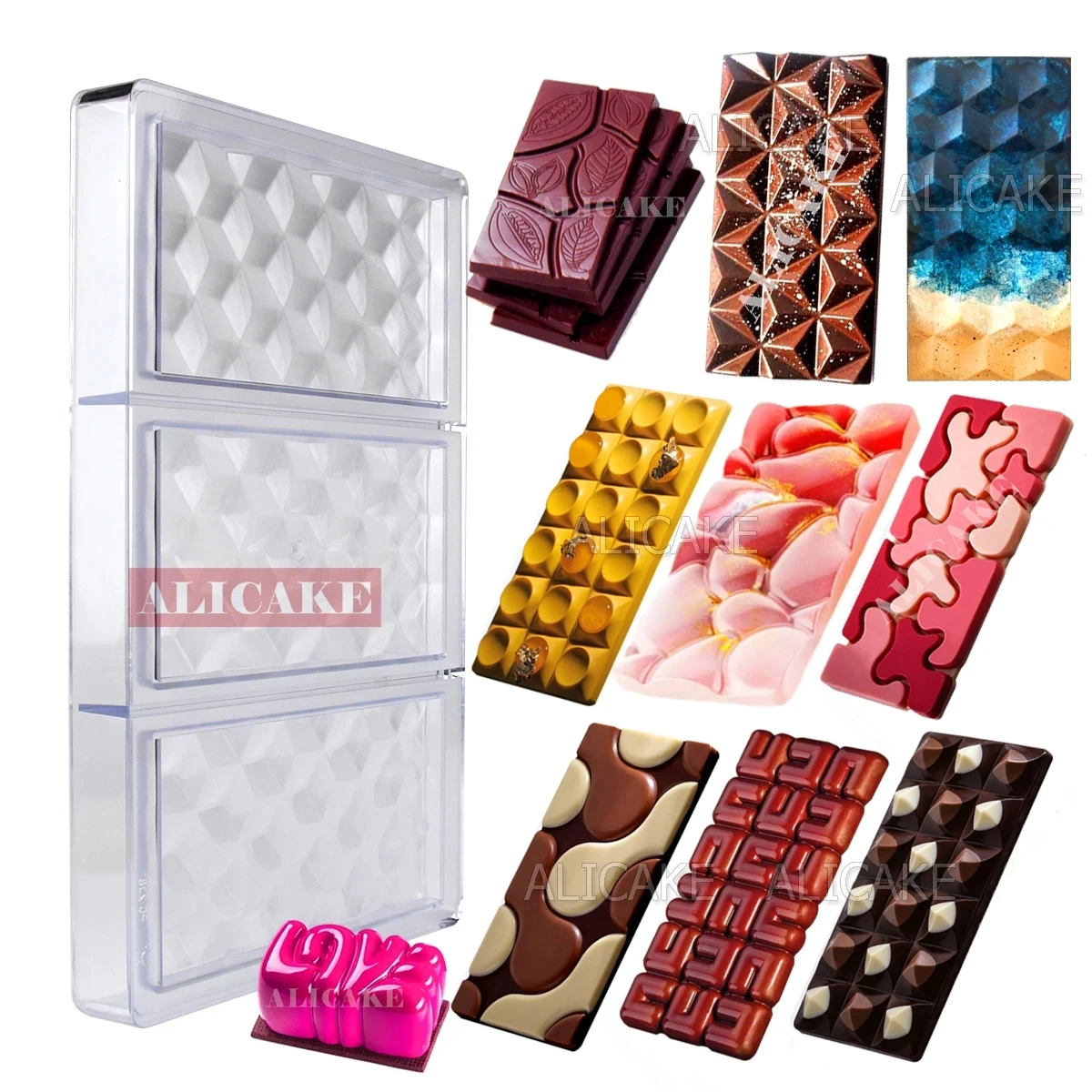 แม่พิมพ์ช็อกโกแลตโพลีคาร์บอเนต - Kitchen Baking Products บทวิจารณ์และราคา