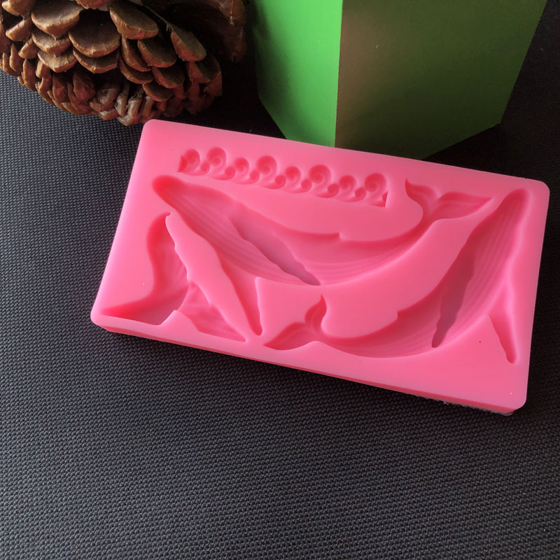 ปลาวาฬ DIY ซิลิโคนแม่พิมพ์ Oce - Kitchen Baking Products บทวิจารณ์และราคา