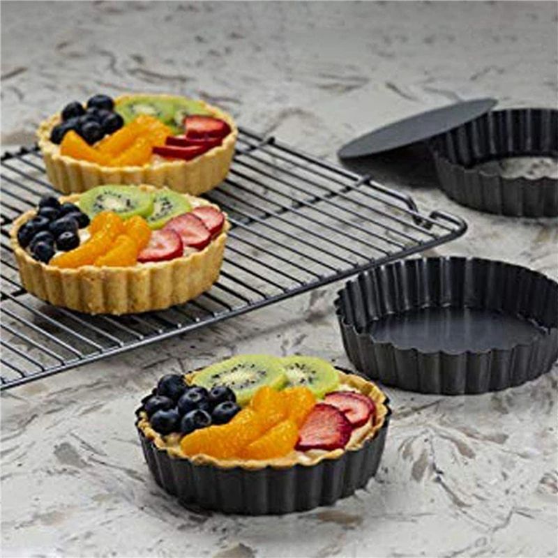 พิมพ์ขนมพายมินิ/มัฟฟิน/คัพเค้ก - Tart Pan Loose บทวิจารณ์และราคา