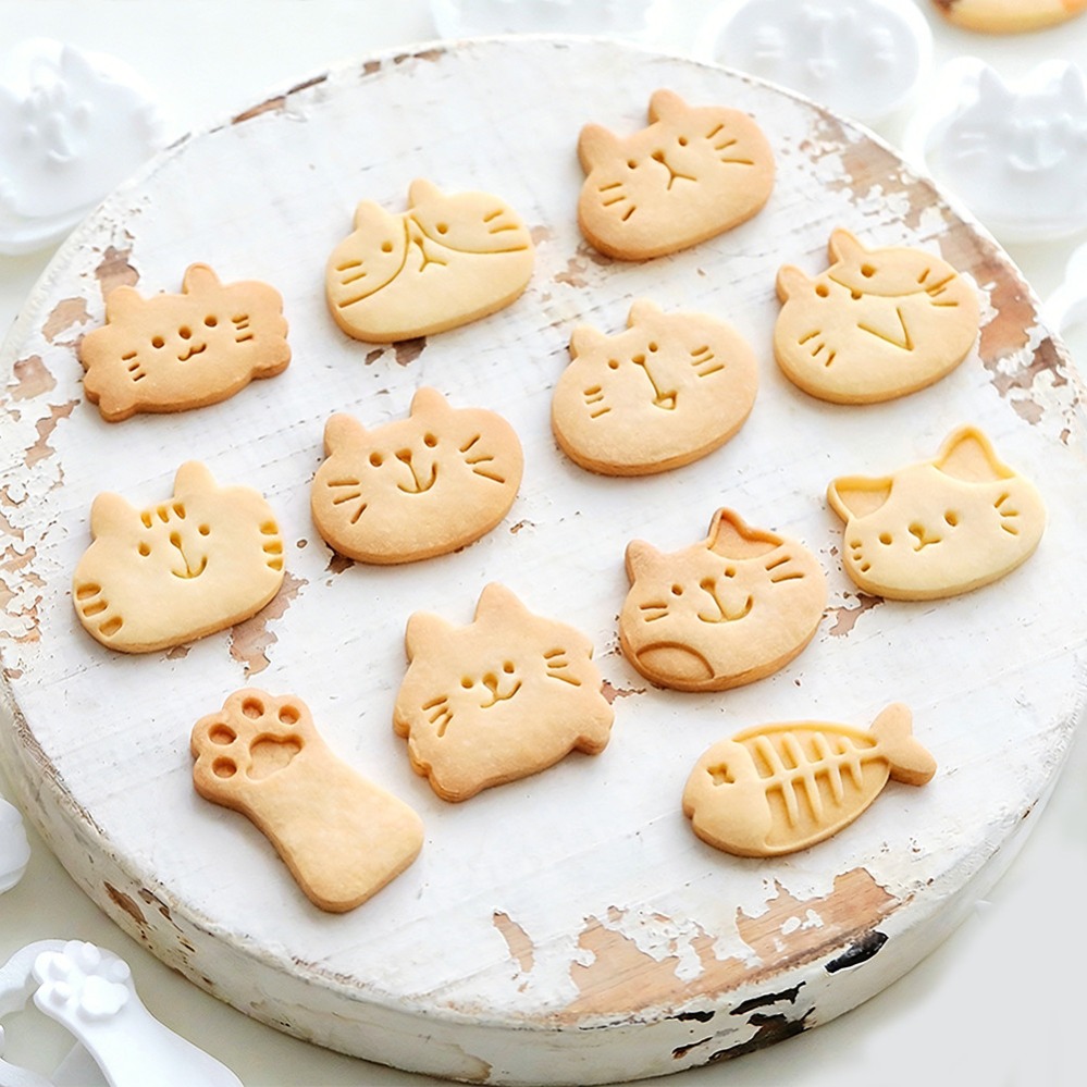 แม่พิมพ์คุกกี้รูปแมวน่ารัก DIY - Kitchen Baking Products บทวิจารณ์และราคา