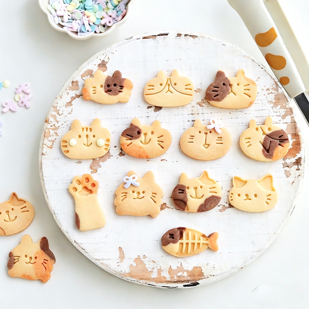 แม่พิมพ์คุกกี้รูปแมวน่ารัก DIY - Kitchen Baking Products บทวิจารณ์และราคา