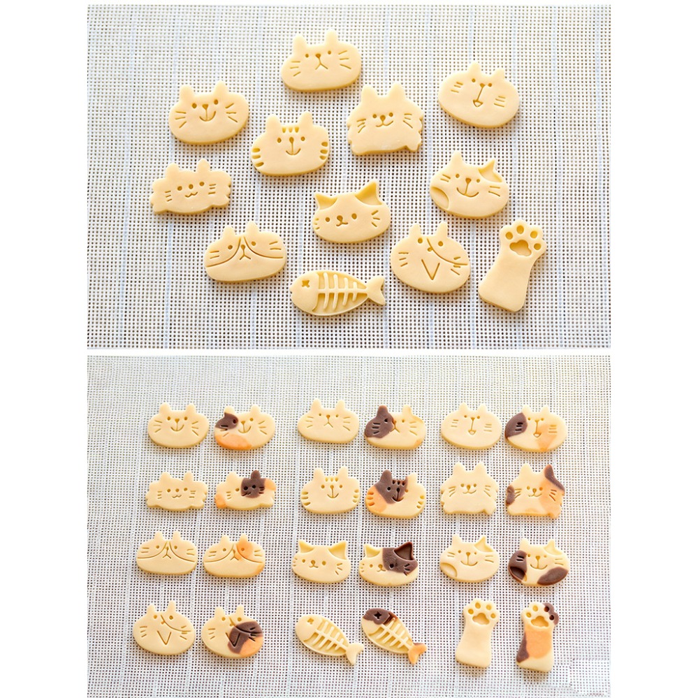 แม่พิมพ์คุกกี้รูปแมวน่ารัก DIY - Kitchen Baking Products บทวิจารณ์และราคา
