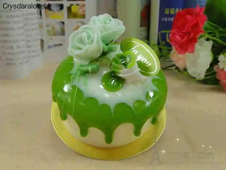 6 ชิ้น/เซ็ตจําลอง Rose เค้ก PU - Kitchen Set Bakery บทวิจารณ์และราคา