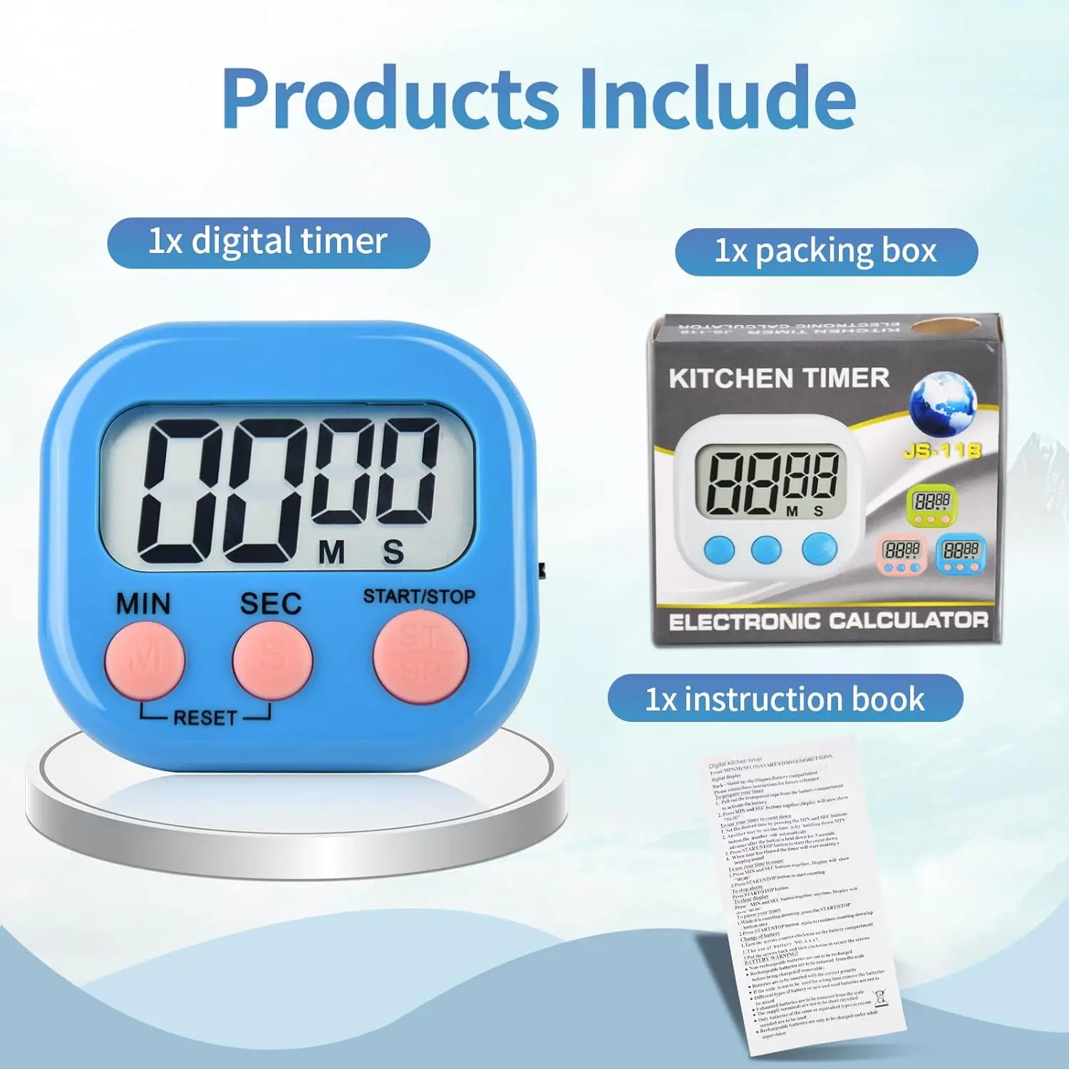 เครื่องจับเวลาครัวแม่เหล็กดิจิ - Baking Kitchen Set Up บทวิจารณ์และราคา